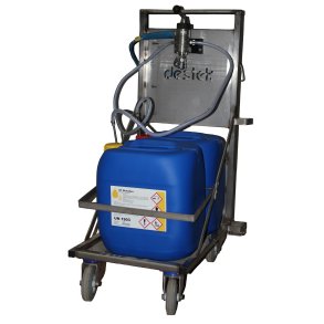 Desinfektions- / vaskevogn inkl. skumlanse